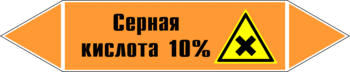 Маркировка трубопровода "серная кислота 10%" (k30, пленка, 507х105 мм)" - Маркировка трубопроводов - Маркировки трубопроводов "КИСЛОТА" - Магазин охраны труда и техники безопасности stroiplakat.ru