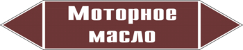 Маркировка трубопровода "моторное масло" (пленка, 716х148 мм) - Маркировка трубопроводов - Маркировки трубопроводов "ЖИДКОСТЬ" - Магазин охраны труда и техники безопасности stroiplakat.ru